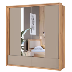 Szafa 2-drzwiowa IMPRESSIO 63 210 cm - dąb mauvella/congo