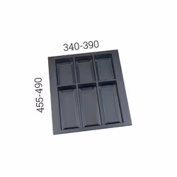 Wkład CLASSICO 450/ wymiar 390 x 490/ antracyt PEKA