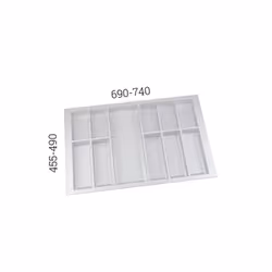 Wkład CLASSICO 800/ wymiar 740 x 490/ biały PEKA