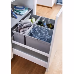 Kosz na odpady PULLBOY VARIO 600/ wys. 320/ 2x17+2x8 PEKA