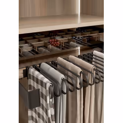 CONERO Set - organizer do garderoby/ 534-594 mm/ czarny PEKA