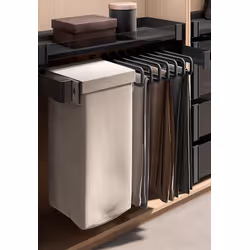 CONERO Set - organizer do garderoby/ 534-594 mm/ czarny PEKA