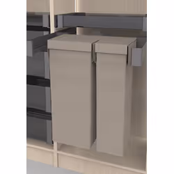 CONERO Set - organizer do garderoby/ 910-970 mm/ czarny PEKA