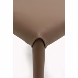 Taboret MONZA ekoskóra - ciemny szary