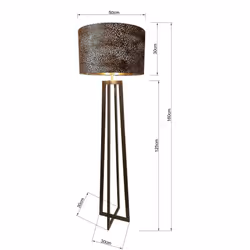 Lampa podłogowa WILDLIFE - brązowy