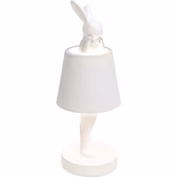 Lampa stołowa ogrodowa RABBIT LED 29 cm - biały