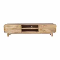Szafka RTV drewniana z szufladami BARCELONA BC-05-MN 210 cm - mango naturalne