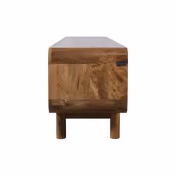 Szafka RTV drewniana z szufladami BARCELONA BC-05-CR 210 cm - mango caramel