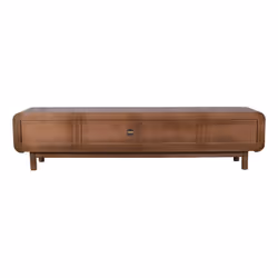 Szafka RTV drewniana z szufladami BARCELONA BC-05-MWL 210 cm - mango orzech włoski