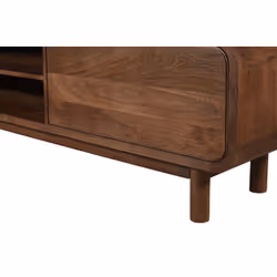Szafka RTV drewniana z szufladami BARCELONA BC-05-MWL 210 cm - mango orzech włoski