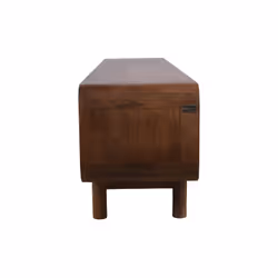 Szafka RTV drewniana z szufladami BARCELONA BC-05-MWL 210 cm - mango orzech włoski