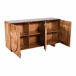 Komoda drewniana 3-drzwiowa EDYNBURG ED-01-CR - mango caramel