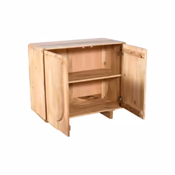 Komoda drewniana 2-drzwiowa EDYNBURG ED-02-MN - mango naturalne
