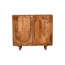 Komoda drewniana 2-drzwiowa EDYNBURG ED-02-CR - mango caramel