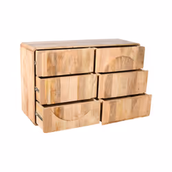 Komoda drewniana z szufladami EDYNBURG ED-03-MN - mango naturalne