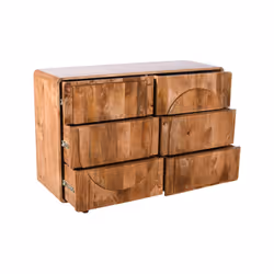 Komoda drewniana z szufladami EDYNBURG ED-03-CR - mango caramel