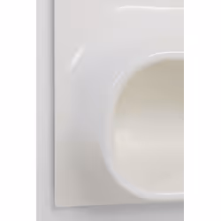 Lustro ścienne z oświetleniem i półką AERO LED 80x141 - biały