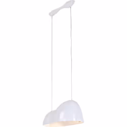 Lampa wisząca CLOUD BEAM DOUBLE 70 cm - biały