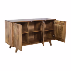 Komoda drewniana 3-drzwiowa STOCKHOLM ST-06-CR - mango caramel