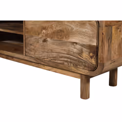 Szafka RTV drewniana z szufladami BARCELONA BC-06-CR 180 cm - mango caramel