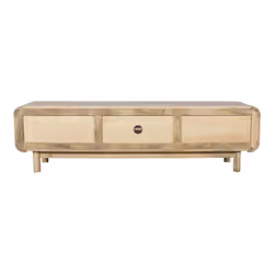 Szafka RTV drewniana z szufladami BARCELONA BC-06-MN 180 cm - mango naturalne