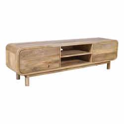 Szafka RTV drewniana z szufladami BARCELONA BC-06-MN 180 cm - mango naturalne
