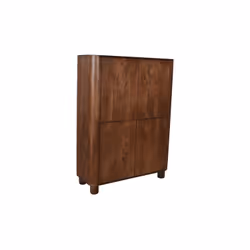Komoda wysoka drewniana RIMINI RM-08-MWL - mango orzech włoski