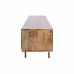 Szafka RTV drewniana z dwiema szufladami STOCKHOLM ST-01-CR 210 cm - mango caramel