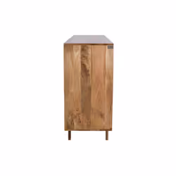 Komoda drewniana 2-drzwiowa STOCKHOLM ST-21-CR 6 szuflad - mango caramel