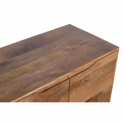 Komoda drewniana 2-drzwiowa STOCKHOLM ST-21-CR 6 szuflad - mango caramel