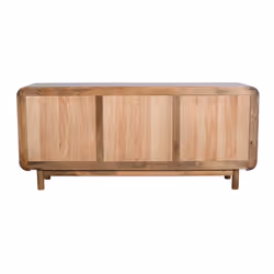 Komoda drewniana 4-drzwiowa BARCELONA BC-01-CR - mango caramel