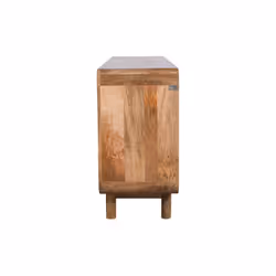 Komoda drewniana 4-drzwiowa BARCELONA BC-01-CR - mango caramel