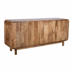 Komoda drewniana 4-drzwiowa BARCELONA BC-01-CR - mango caramel