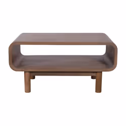 Stolik kawowy drewniany BARCELONA BC-03-MWL - mango orzech włoski