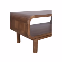 Stolik kawowy drewniany BARCELONA BC-03-MWL - mango orzech włoski