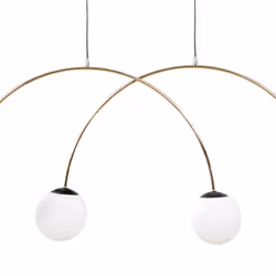 Lampa wisząca BOW 1219 poczwórna - złoty