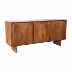Komoda drewniana 3-drzwiowa HAGA HG-03-MWL - mango orzech włoski