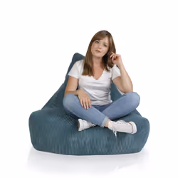Fotel KEIKO M Sztruks SZ75 - ciemny turkusowy
