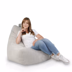 Fotel KEIKO M Sztruks SZ83 - popielaty