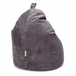Fotel z poduszką YOKO Sztruks SZ90 - ciemny szary