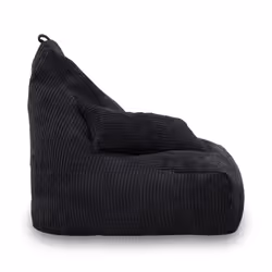 Fotel KEIKO S Sztruks SZ19 - czarny