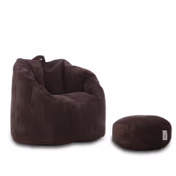 Fotel SIMONE Sztruks SZ29 - brązowy