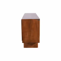 Komoda drewniana 4-drzwiowa HAGA HG-01-MWL - mango orzech włoski