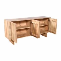 Komoda drewniana 4-drzwiowa HAGA HG-01-MN - mango naturalne