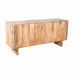 Komoda drewniana 4-drzwiowa HAGA HG-01-MN - mango naturalne