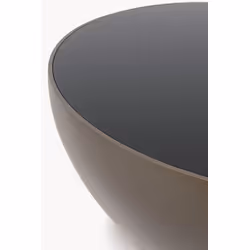 Stolik kawowy okrągły LOUNGE BROWN 80 cm - brązowy