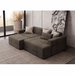 Sofa modułowa narożna ENJOY z pufą