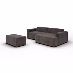 Sofa modułowa narożna ENJOY z pufą