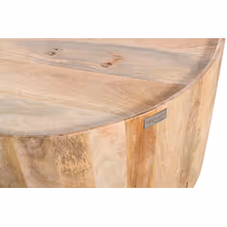 Stolik kawowy drewniany EDYNBURG 80 cm ED-04-MN - mango naturalne