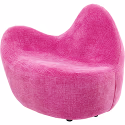 Fotel GLOW WAVE Medium - różowy